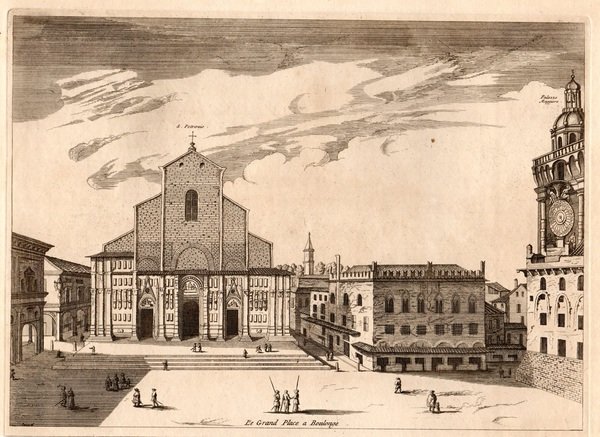 BOLOGNA - MORTIER, Pierre. 1724. "La Grand Place a Boulonge" …