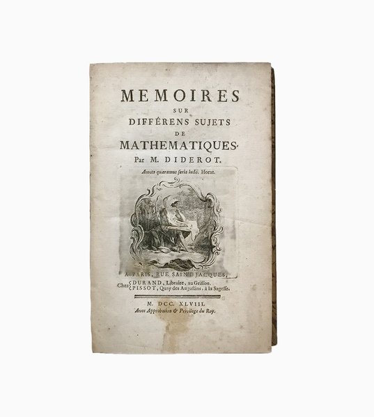 Mémoires sur différens sujets de mathématiques