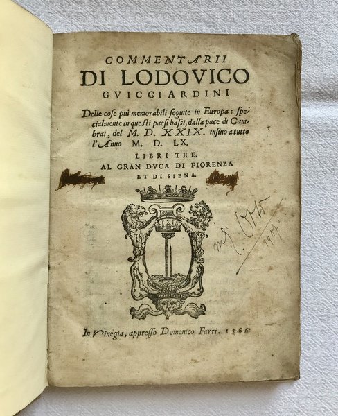 Commentarii di Lodovico Guicciardini Delle cose più memorabili seguite in …