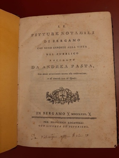 Le pitture notabili di Bergamo che sono esposte alla vista …