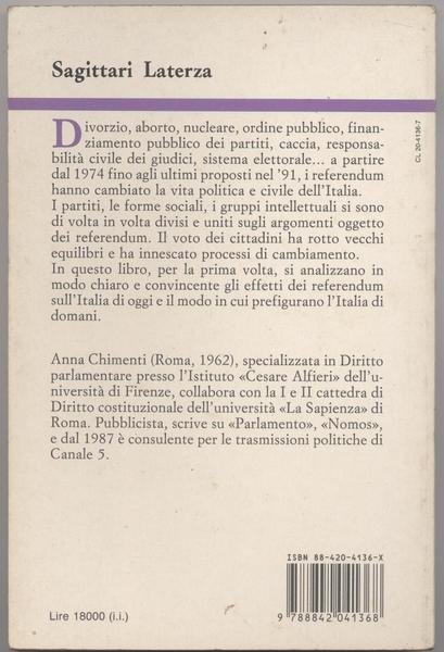 Storia dei Referendum - Dal divorzio alla riforma elettorale
