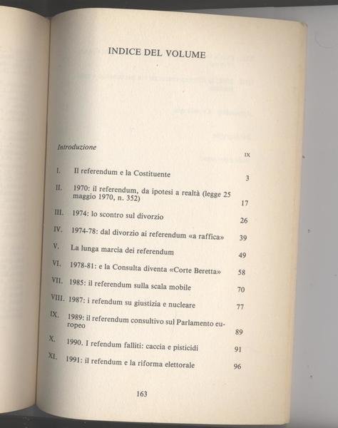 Storia dei Referendum - Dal divorzio alla riforma elettorale