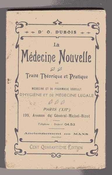 La médecine nouvelle - Traité théorique et pratique de médecine …