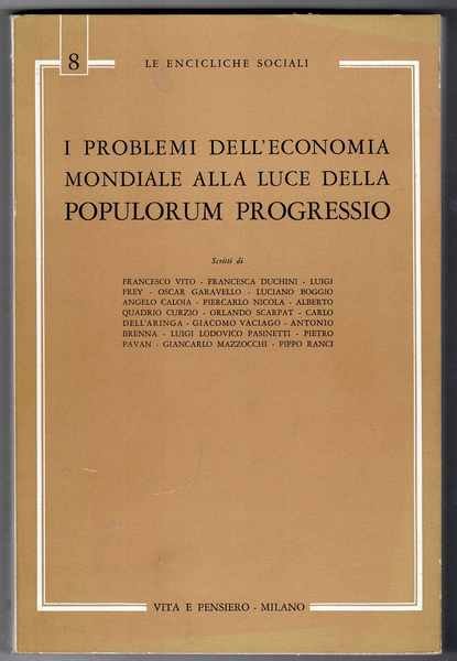 I problemi dell'economia mondiale alla luce della Populorum Progressio