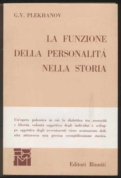 La funzione della personalità nella storia