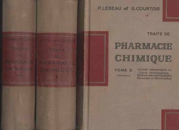 Traité de pharmacie chimique - Tome I Chimie minérale chimie …