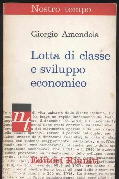 Lotta di classe e sviluppo economico dopo la liberazione