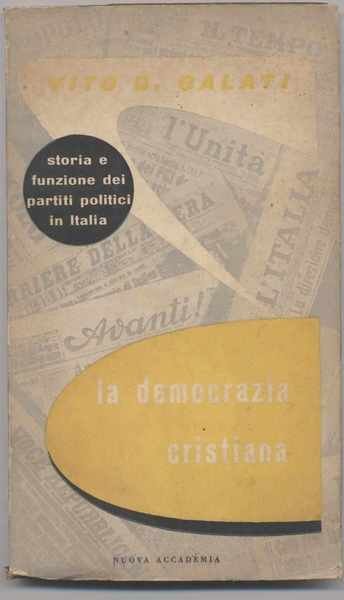 La Democrazia cristiana - Storia e funzione dei partiti politici …