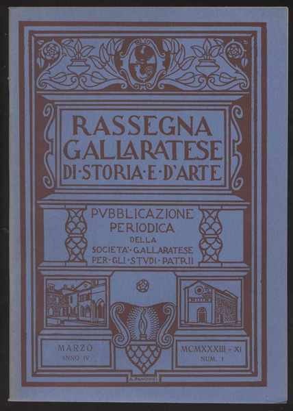 Rassegna gallaratese di storia e d'arte - 1933 Marzo -Anno …