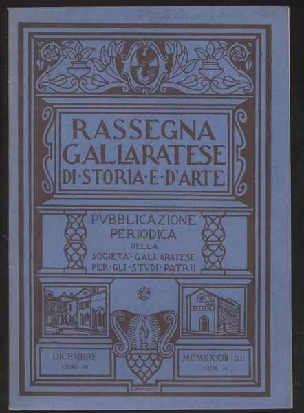 Rassegna gallaratese di storia e d'arte - 1933 Dicembre -Anno …