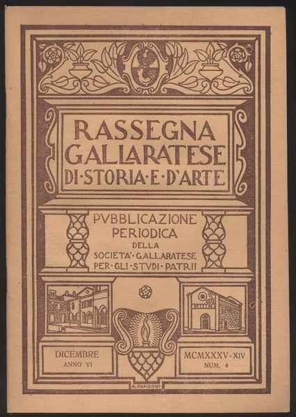 Rassegna gallaratese di storia e d'arte - 1935 Dicembre -Anno …