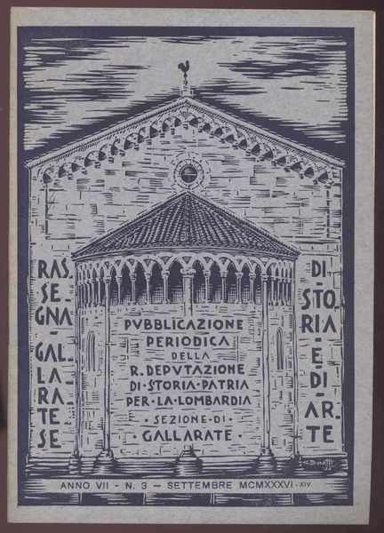 Rassegna gallaratese di storia e d'arte - 1936 Settembre -Anno …