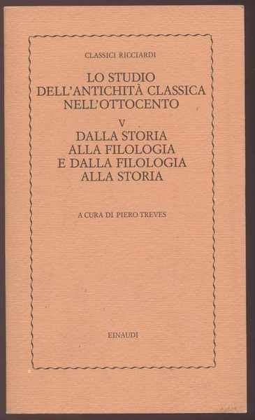 Dalla storia alla filologia e dalla filologia alla storia - …