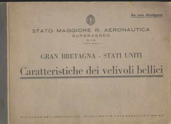 Gran Bretagna - Stati Uniti - Caratteristiche dei velivoli bellici | Immagine Gallery 1