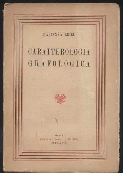 Caratterologia grafologica