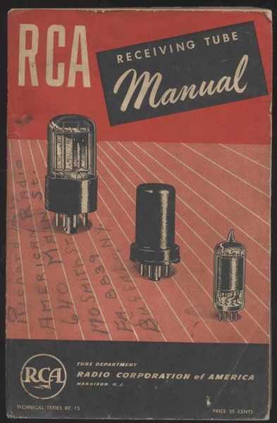 RCA receiving tube manual