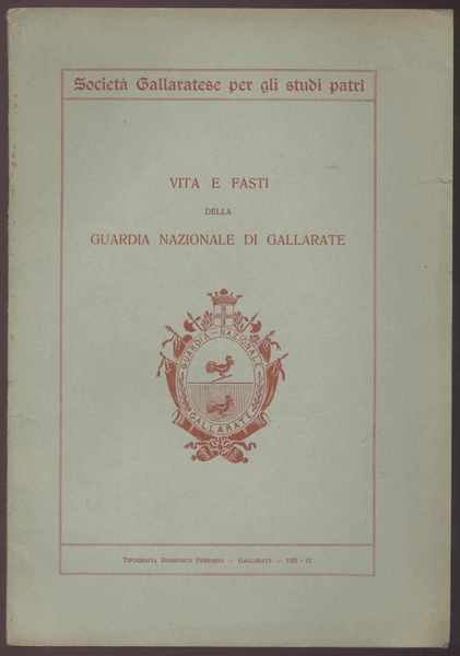 Vita e fasti della Guardia nazionale di Gallarate