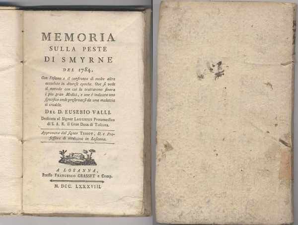 Memoria sulla peste di Smyrne del 1784