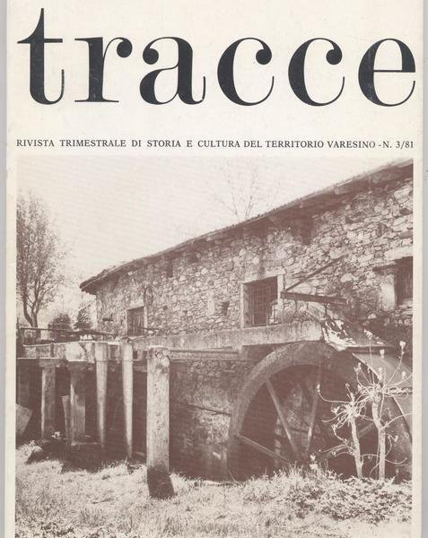 Tracce rivista trimestrale di storia e cultura del territorio varesino …