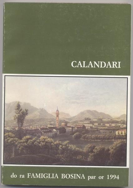 Calandari do ra Famiglia Bosina par or 1994