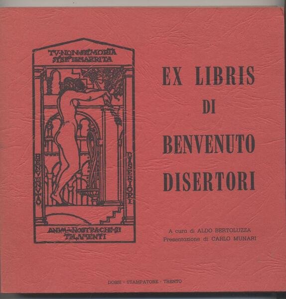 Ex libris di Benvenuto Disertori