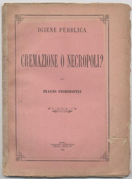 Cremazione o necropoli per Biagio Fiordispini