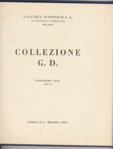 Collezione G. D.