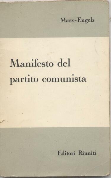 Manifesto del partito comunista