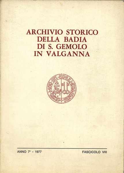 Archivio storico della Badia di S. Gemolo in Valganna - …