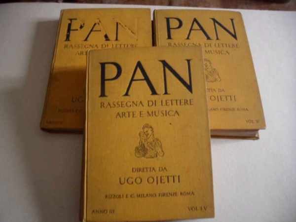 Pan rassegna di lettere arte e musica - Anno III …