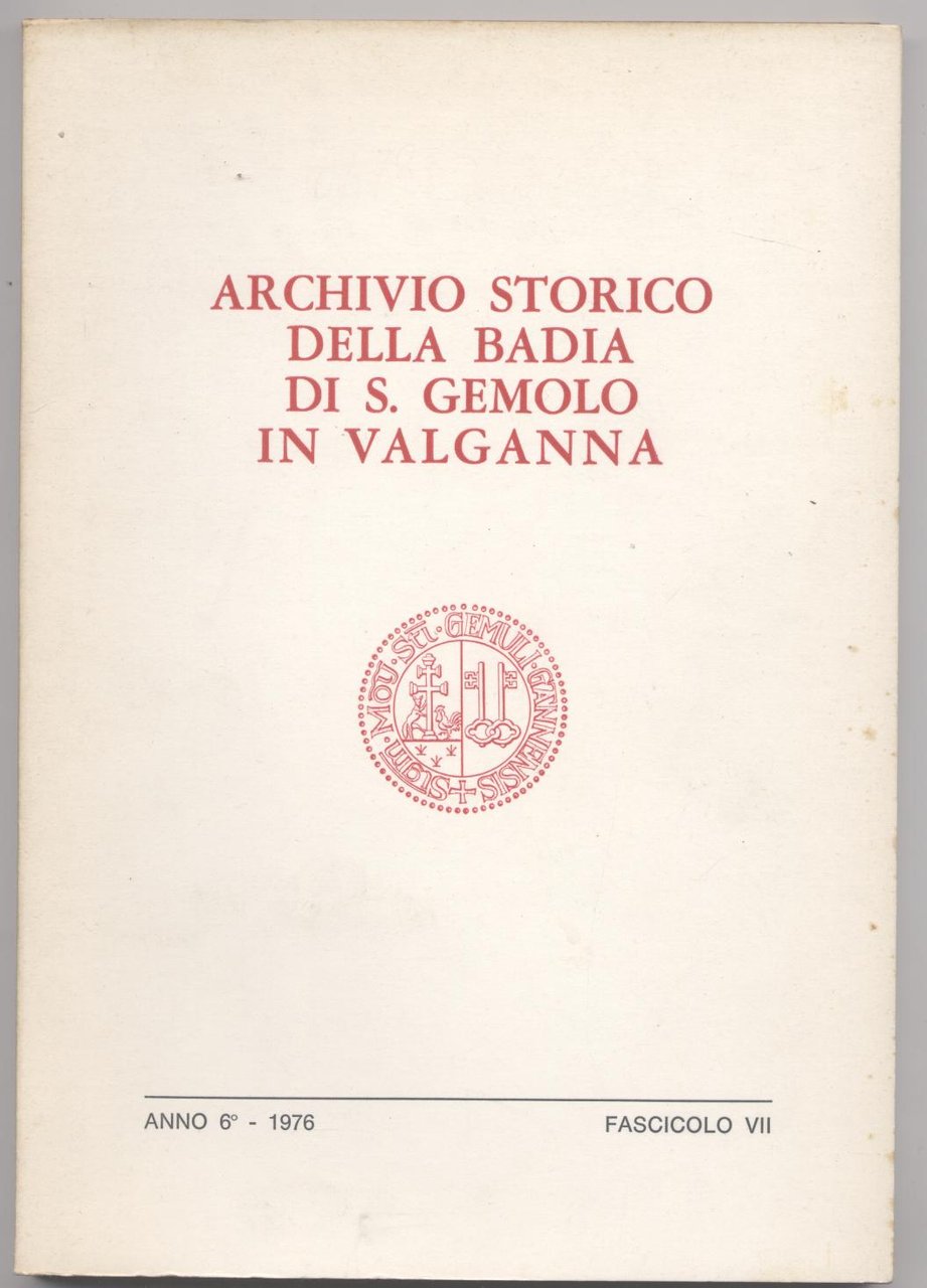 Archivio storico della Badia di S. Gemolo in Valganna - …