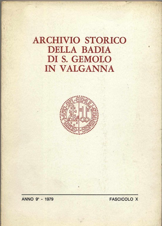 Archivio storico della Badia di S. Gemolo in Valganna - …