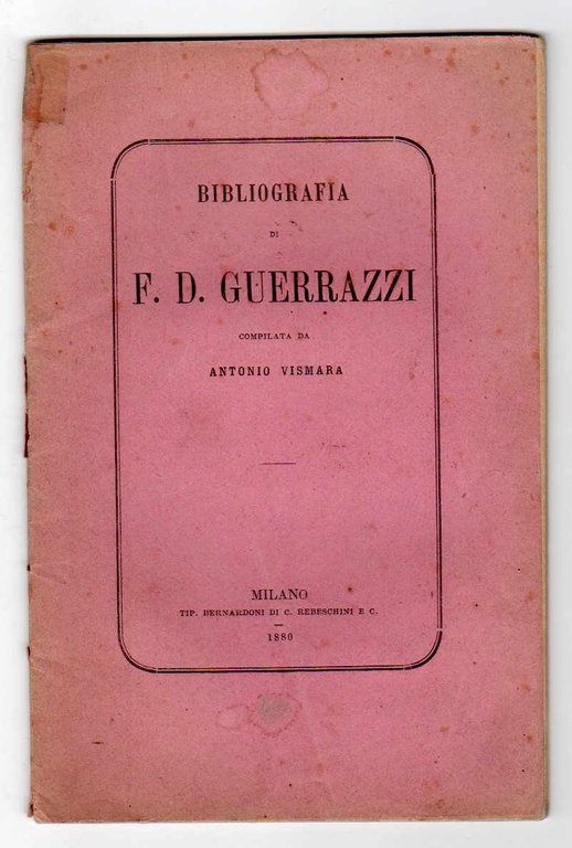 Bibliografia di F. D. Guerrazzi