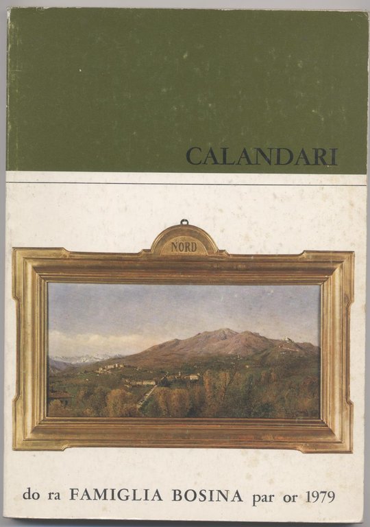 Calandari do ra Famiglia Bosina par or 1979