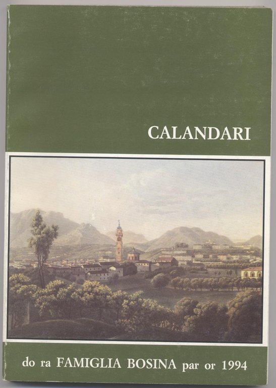 Calandari do ra Famiglia Bosina par or 1994