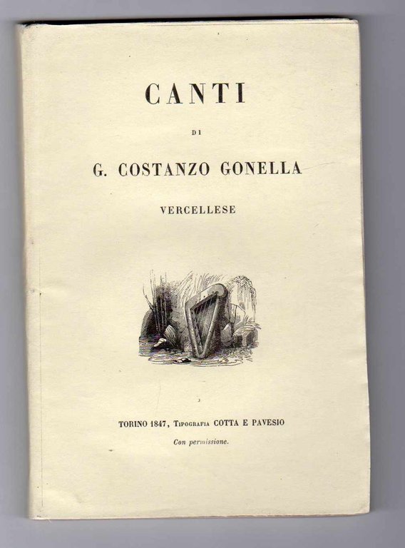 Canti di G. Costanzo Gonella Vercellese