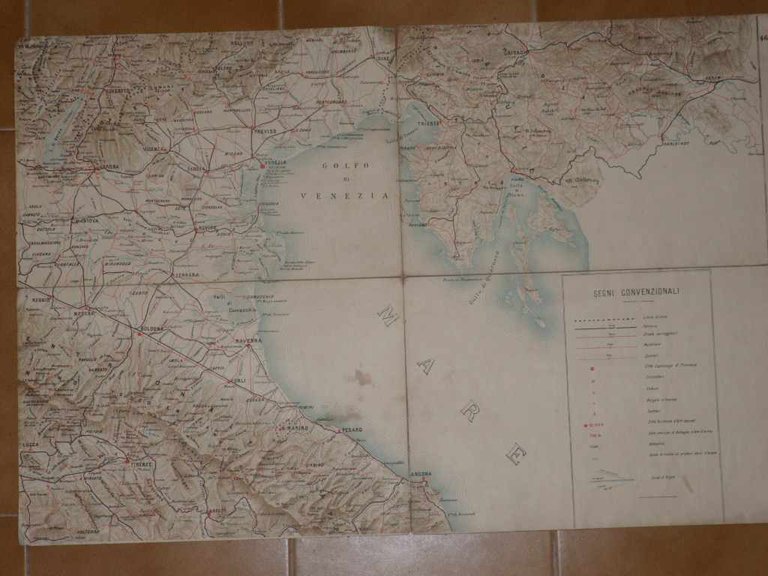 Carta geografica dimostrativa del Regno d'Italia e delle regioni limitrofe …