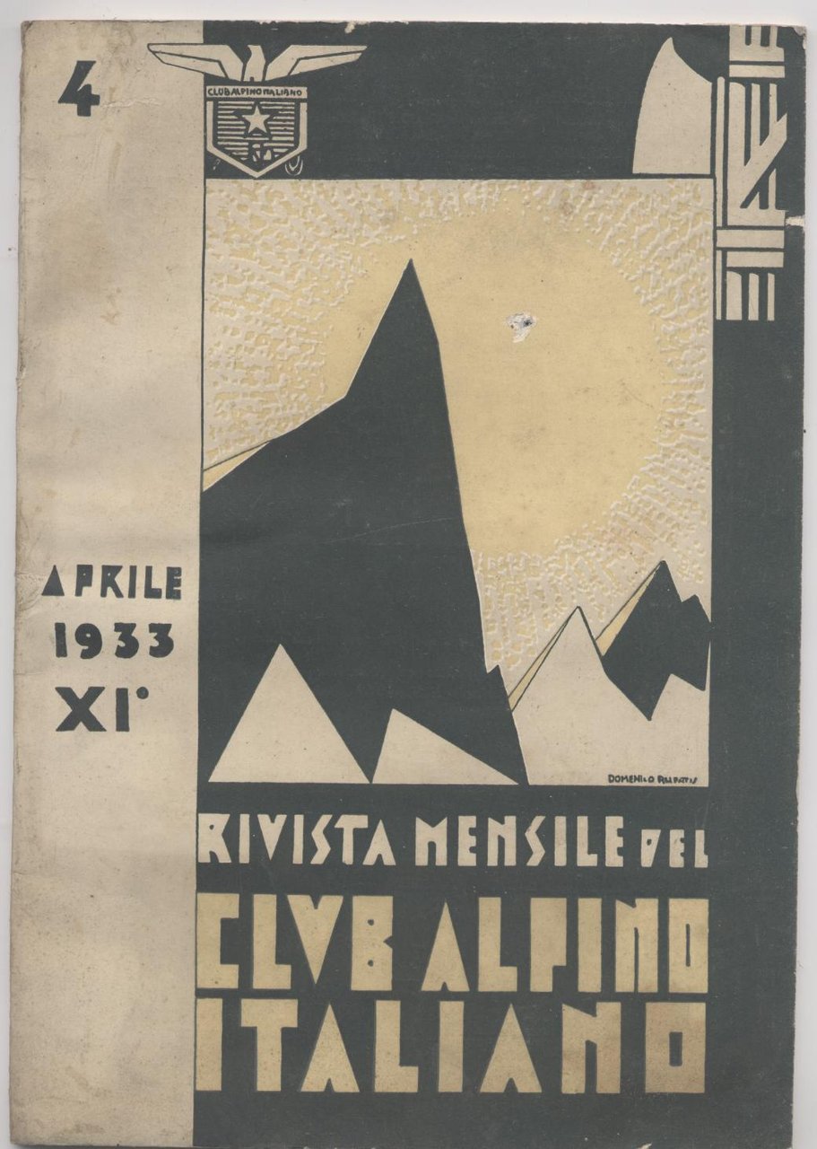 Club alpino italiano Rivista mensile Aprile 1933