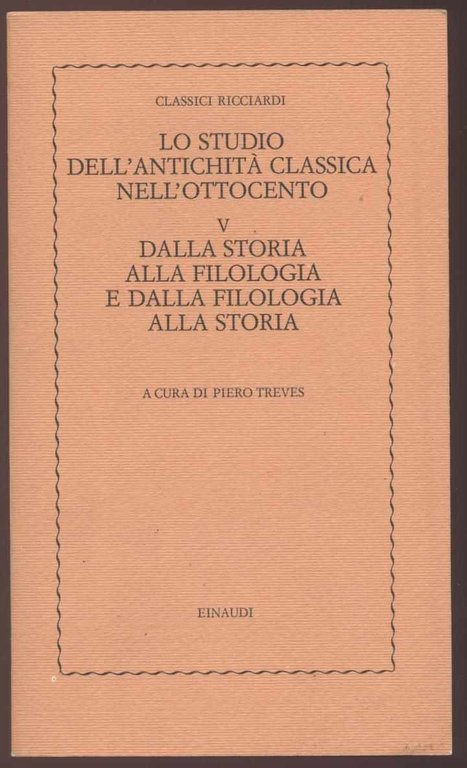 Dalla storia alla filologia e dalla filologia alla storia - …