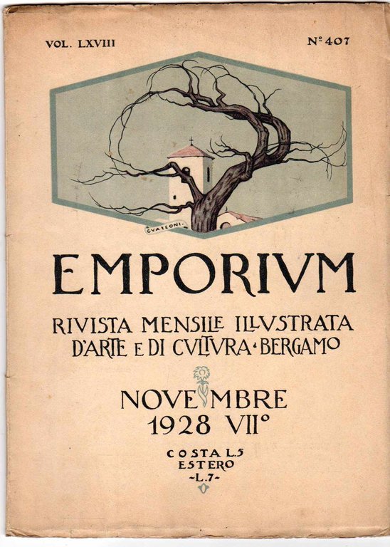 Emporium n. 407 Novembre 1928