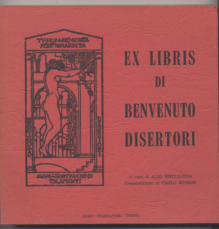 Ex libris di Benvenuto Disertori