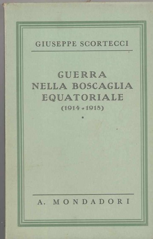 Guerra nella boscaglia equatoriale (1914-1915)
