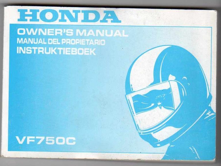 Honda VF750C - Owner's manual - Manuel del propietario - …