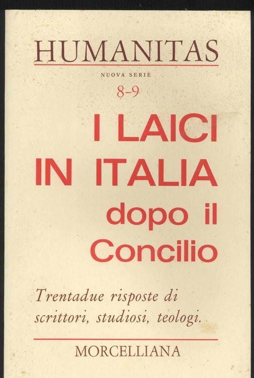 Humanitas rivista mensile di cultura diretta da Stefano Minelli - …