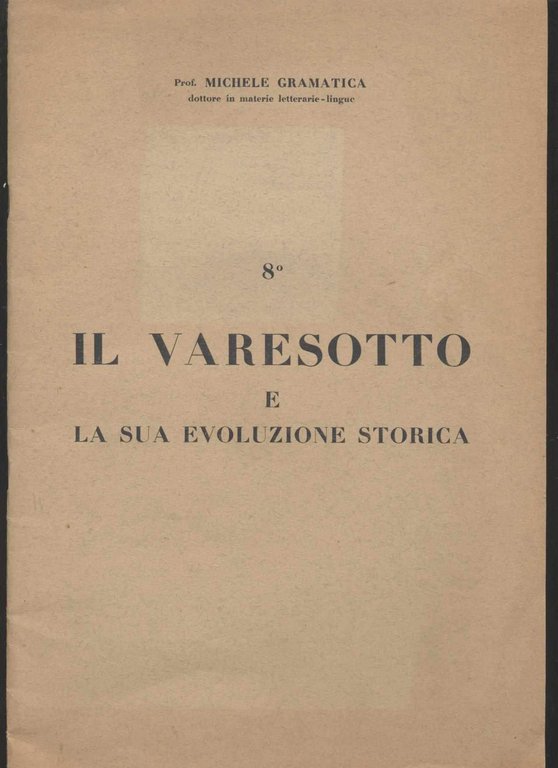 Il varesotto e la sua evoluzione storica