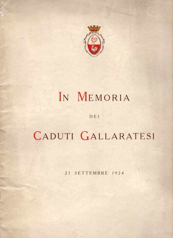 In memoria dei caduti gallaratesi