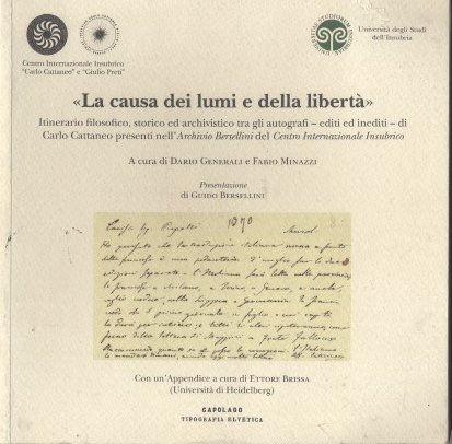 La causa dei lumi e della libertà - Itinerario filosofico, …