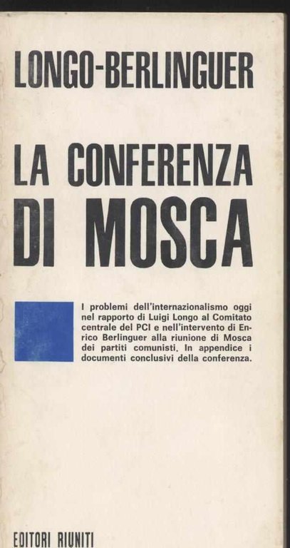 La conferenza di Mosca