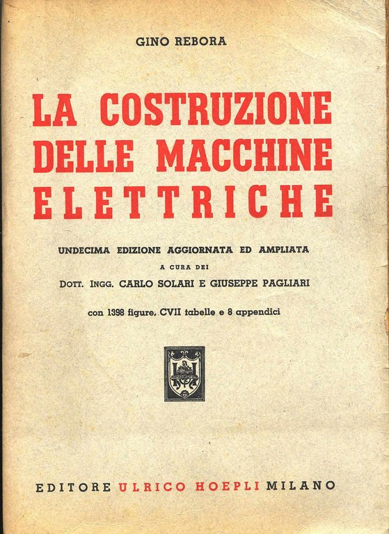 La costruzione delle macchine elettriche