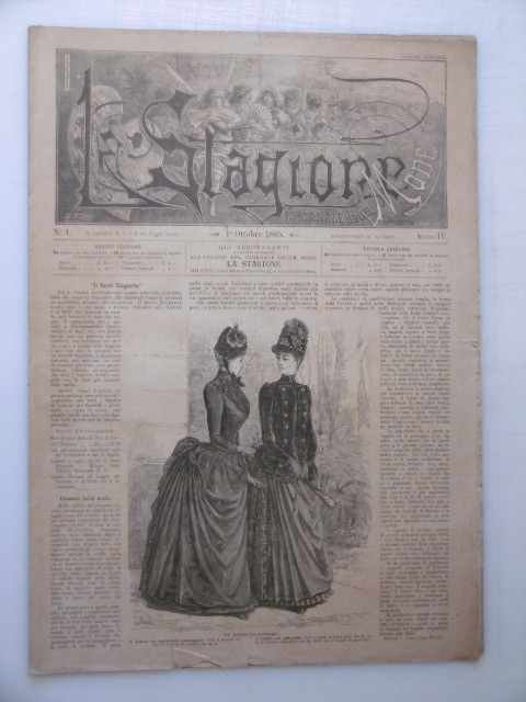 La stagione giornale delle mode - N. 1 del 1° …